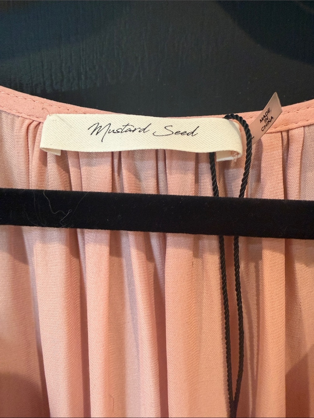 Mustard Seed Blush Pink Pleated Sundress - Picture 2 of 3